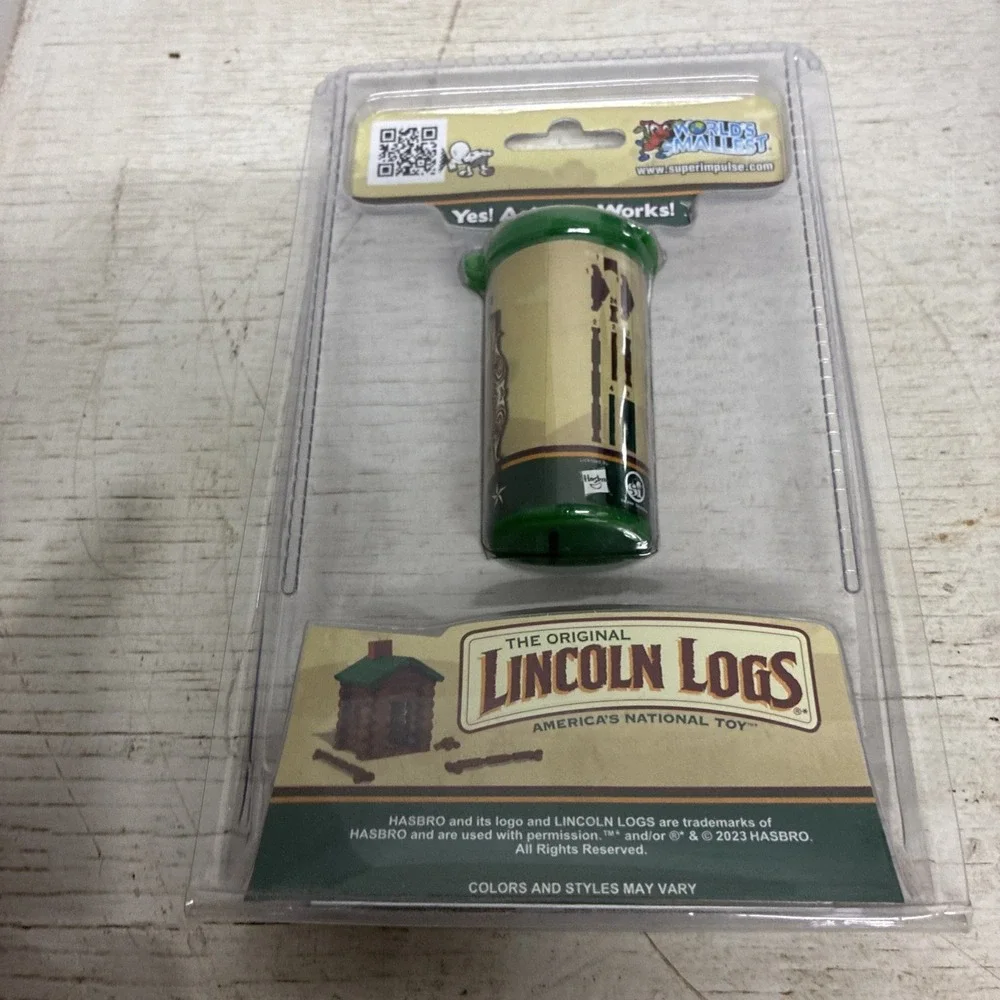 Worlds Smallest 542SK Lincoln Logs Toy 49 pc - NEW -